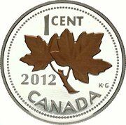 1 Cent - Elizabeth II Farewell to the Penny, Canada, 2012 reverse image