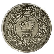 1 Cent - Elizabeth II New Brunswick, Canada, 2018 reverse image