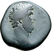 Sestertius - Lucius Aelius TR POT COS II PANNONIA S C; Pannonia obverse image