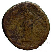 Sestertius - Lucius Aelius TR POT COS II PANNONIA S C; Pannonia, Rome, 137 reverse image