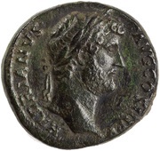 Sestertius - Hadrian // S•P•Q•R S C obverse image