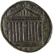 Sestertius - Hadrian // S•P•Q•R S C, Rome, 137-138 reverse image