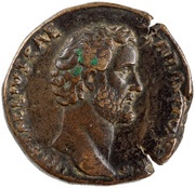 Sestertius - Antoninus Pius TRIB POT COS PIETAS S C; Pietas obverse image