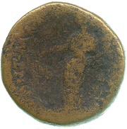 Sestertius - Antoninus Pius PONT MAX TR POT COS S C; Pax, Rome, 138 reverse image