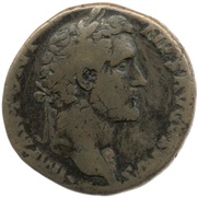Sestertius - Antoninus Pius TRIB POT COS DES II PIETAS S C; Pietas obverse image
