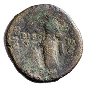 Sestertius - Antoninus Pius TRIB POT COS DES II PIETAS S C; Pietas, Rome, 138 reverse image