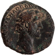 Sestertius - Antoninus Pius TRIB POT COS II PAX S C; Pax obverse image