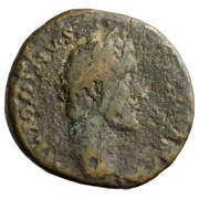 Sestertius - Antoninus Pius FELICITAS AVG COS II S C; Felicitas obverse image