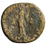 Sestertius - Antoninus Pius FELICITAS AVG COS II S C; Felicitas, Rome, 139 reverse image
