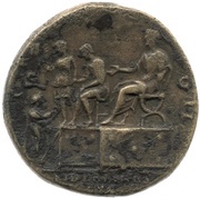 Sestertius - Antoninus Pius P M TR POT COS II S C LIBERALITAS AVG, Rome, 139 reverse image