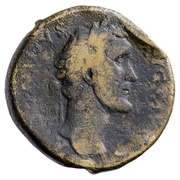 Sestertius - Antoninus Pius AFRICA COS II S C; Africa obverse image