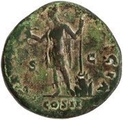 Sestertius - Antoninus Pius CAPPADOCIA COS II S C; Cappadocia, Rome, 139 reverse image