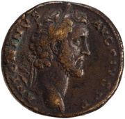 Sestertius - Antoninus Pius HISPANIA COS II S C; Hispania obverse image