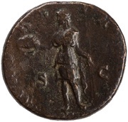 Sestertius - Antoninus Pius MAVRETANIA COS II S C; Mauretania, Rome, 139 reverse image