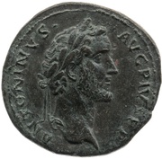Sestertius - Antoninus Pius PARTHIA COS II S C; Parthia obverse image