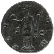Sestertius - Antoninus Pius SCYTHIA COS II S C; Scythia, Rome, 139 reverse image