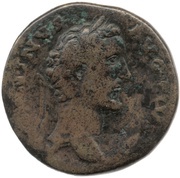 Sestertius - Antoninus Pius SICILIA COS II S C; Sicilia obverse image