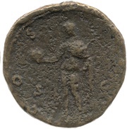 Sestertius - Antoninus Pius THRACIA COS II S C; Thracia, Rome, 139 reverse image