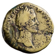 Sestertius - Antoninus Pius MONETA AVG S C; Moneta obverse image