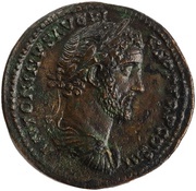 Sestertius - Antoninus Pius MONETA AVG S C; Moneta obverse image