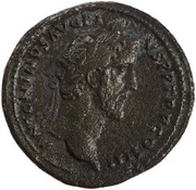 Sestertius - Antoninus Pius MONETA AVG S C; Moneta obverse image
