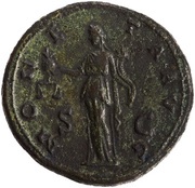 Sestertius - Antoninus Pius MONETA AVG S C; Moneta, Rome, 140-144 reverse image
