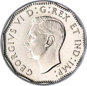 5 Cents - George VI with IND:IMP: obverse image