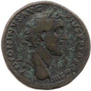 Sestertius - Antoninus Pius ROMAE AETERNAE S C obverse image