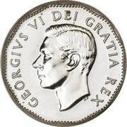 5 Cents - George VI steel obverse image