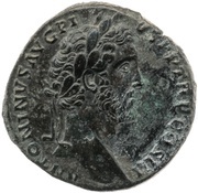 Sestertius - Antoninus Pius VENERI FELICI S C obverse image