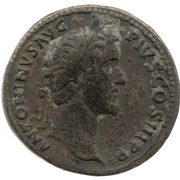 Sestertius - Antoninus Pius VICTORIA AVGVSTI S C; Victory obverse image