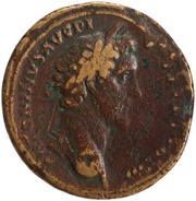 Sestertius - Antoninus Pius and Marcus Aurelius AVRELIVS CAESAR AVG PII F COS S C obverse image