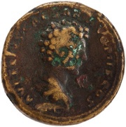 Sestertius - Antoninus Pius and Marcus Aurelius AVRELIVS CAESAR AVG PII F COS S C, Rome, 140-144 reverse image