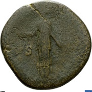 Sestertius - Marcus Aurelius IVVENTAS S C; Juventas, Rome, 140-144 reverse image