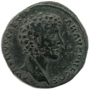 Sestertius - Marcus Aurelius IVVENTAS S C; Juventas obverse image