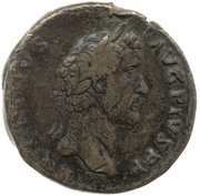 Sestertius - Antoninus Pius and Marcus Aurelius AVRELIVS CAES AVG PII F COS DES S C obverse image