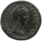 Sestertius - Faustina the Elder AETERNITAS S C; Providentia obverse image