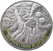100 Dram Skhtorashen platanus, Armenia, 2014 reverse image