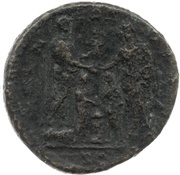 Sestertius - Faustina the Elder and Antoninus Pius CONCORDIAE S C, Rome, 141 reverse image