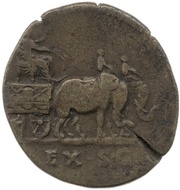 Sestertius - Faustina the Elder EX S C, Rome, 141 reverse image