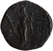 Sestertius - Faustina the Elder S C; Vesta, Rome, 141 reverse image