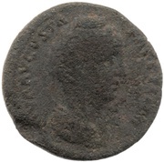 Sestertius - Faustina the Elder VENVS S C; Venus obverse image
