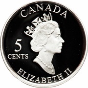 5 Cents - Elizabeth II Vimy obverse image