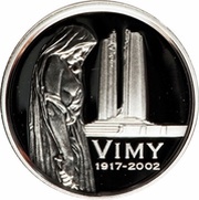 5 Cents - Elizabeth II Vimy, Canada, 2002 reverse image
