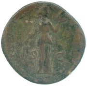 Sestertius - Antoninus Pius IMPERATOR II S C; Fides, Rome, 143-144 reverse image