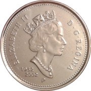5 Cents - Elizabeth II Golden Jubilee obverse image