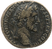 Sestertius - Antoninus Pius IMPERATOR II BRITAN S C; Britannia obverse image