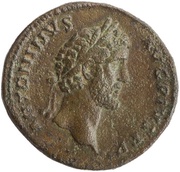 Sestertius - Antoninus Pius TR POT COS III ITALIA S C; Italia obverse image