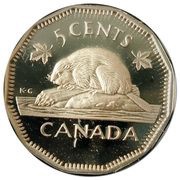 5 Cents - Elizabeth II Golden Jubilee, Canada, 2003 reverse image