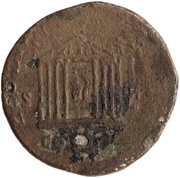 Sestertius - Antoninus Pius AED DIVI AVG REST COS IIII S C, Rome, 145-161 reverse image